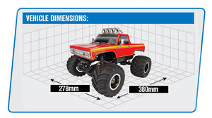 TEAM ASSOCIATED MT12 MONSTER TRUCK RED RTR