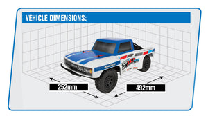TEAM ASSOCIATED PRO2 LT10SW SHORT COURSE TRUCK RTR BLUE/WHITE