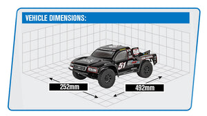 TEAM ASSOCIATED PRO2 SC10SW SHORT COURSE TRUCK RTR - BLACK