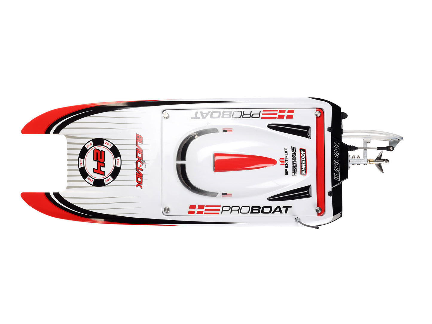 Blackjack 24" V2 Catamaran Brushless: RTR, Vegas Offshore
