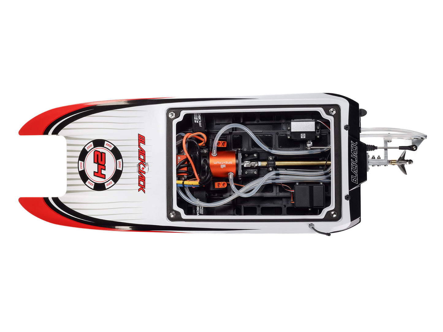 Blackjack 24" V2 Catamaran Brushless: RTR, Vegas Offshore