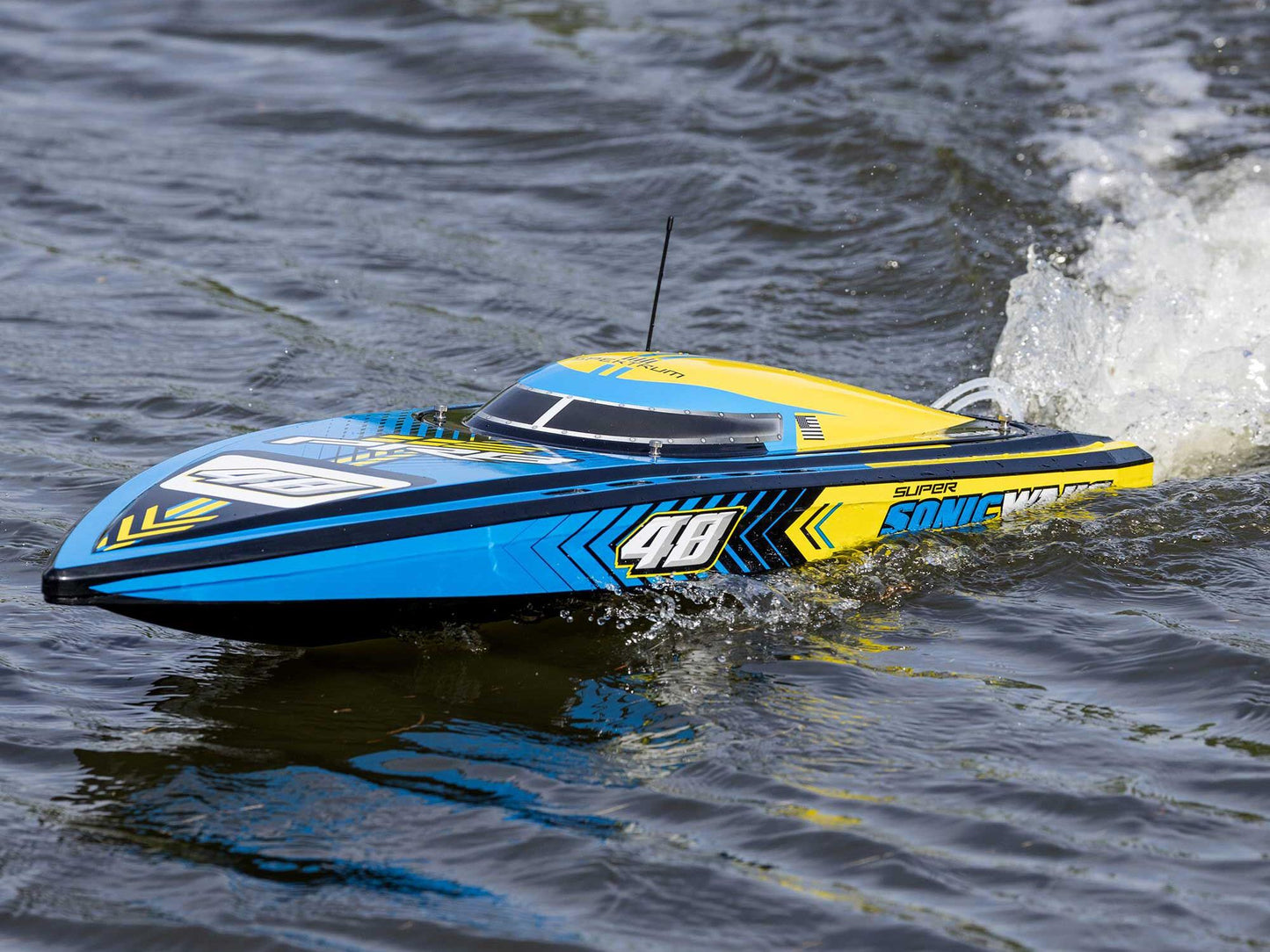 Super Sonicwake 48" 8S Self-Righting Brushless Deep-V RTR