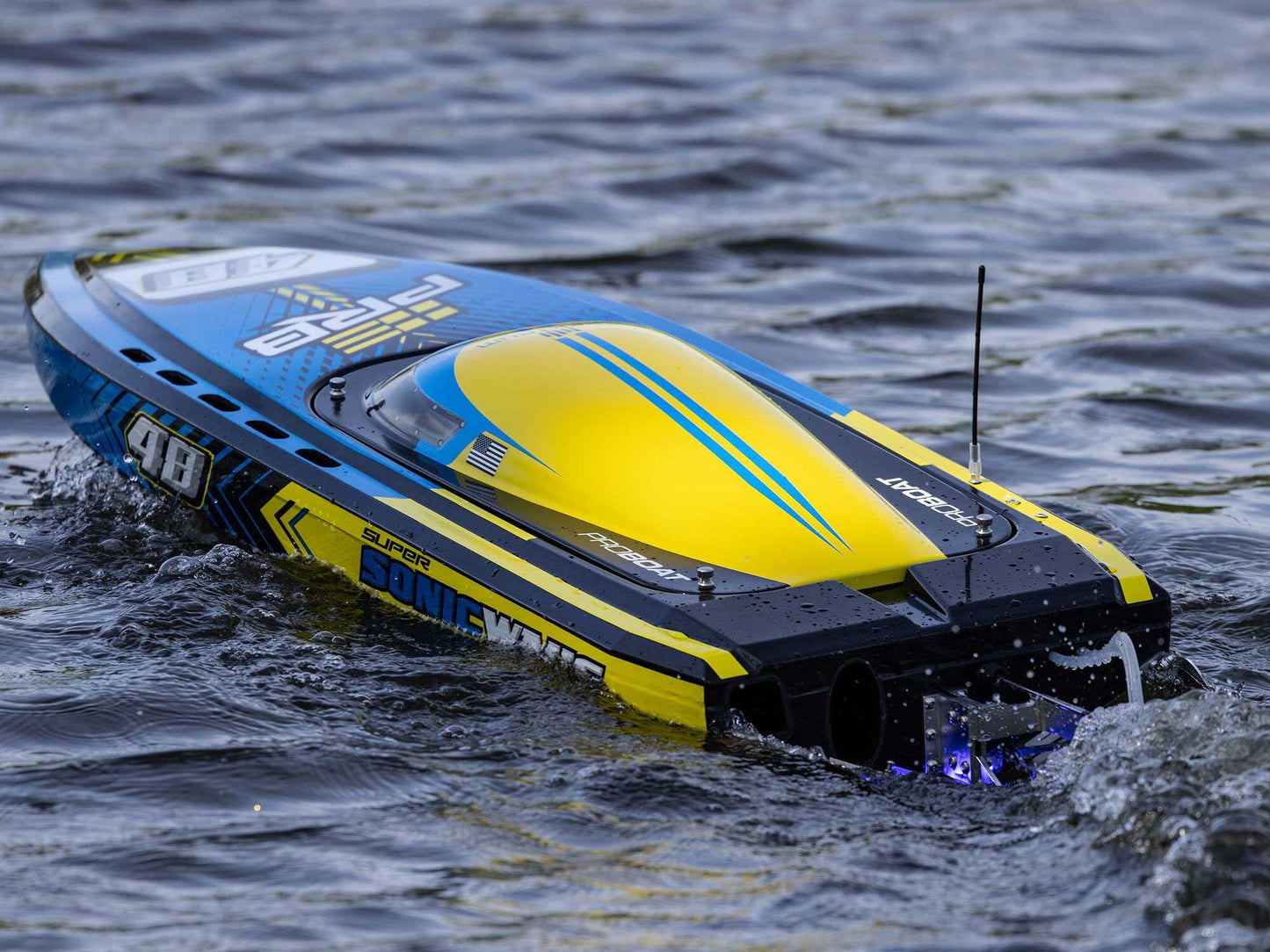 Super Sonicwake 48" 8S Self-Righting Brushless Deep-V RTR