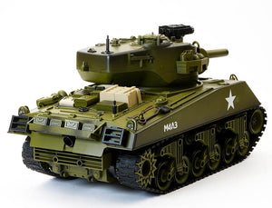 BROTHER TANK RC TANK 1:18 USA M4A3 SHERMAN GREEN