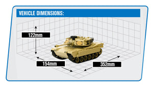 BROTHER TANK RC TANK 1:18 USA M1A2 DESERT STORM