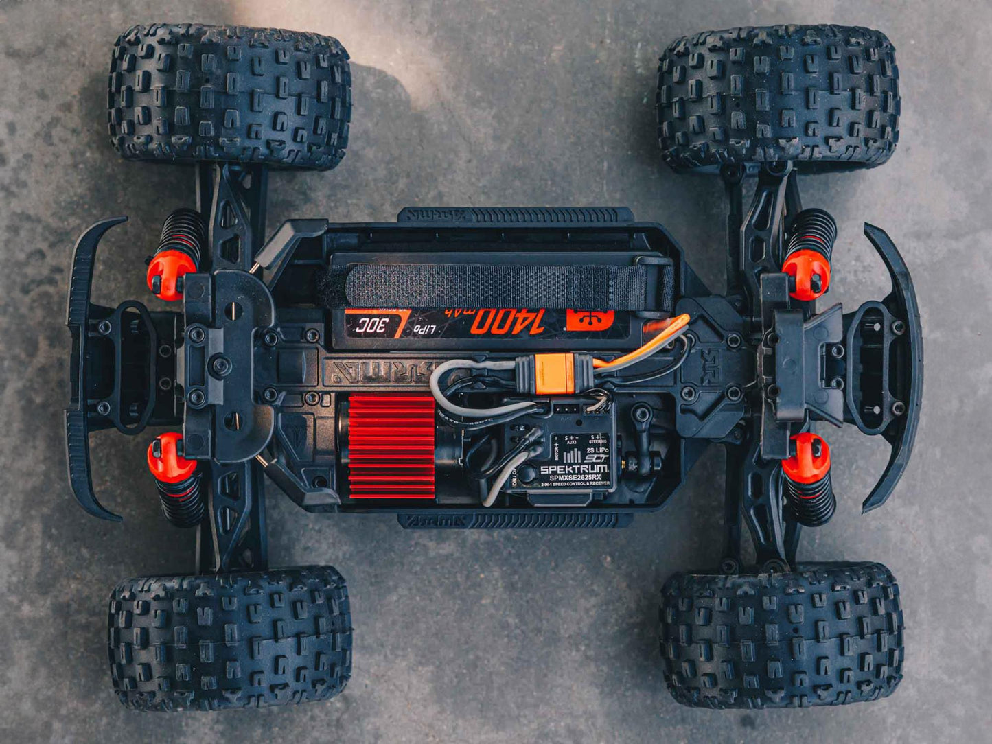 1/18 GRANITE GROM MEGA 4X4 MT with Battery & Charger Blue