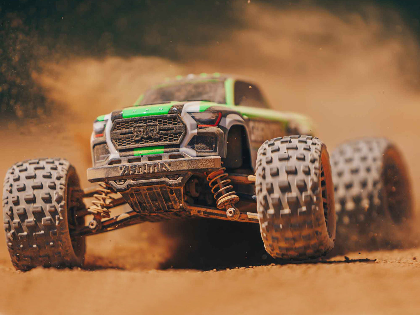1/18 GRANITE GROM MEGA 4X4 MT with Battery & Charger Green