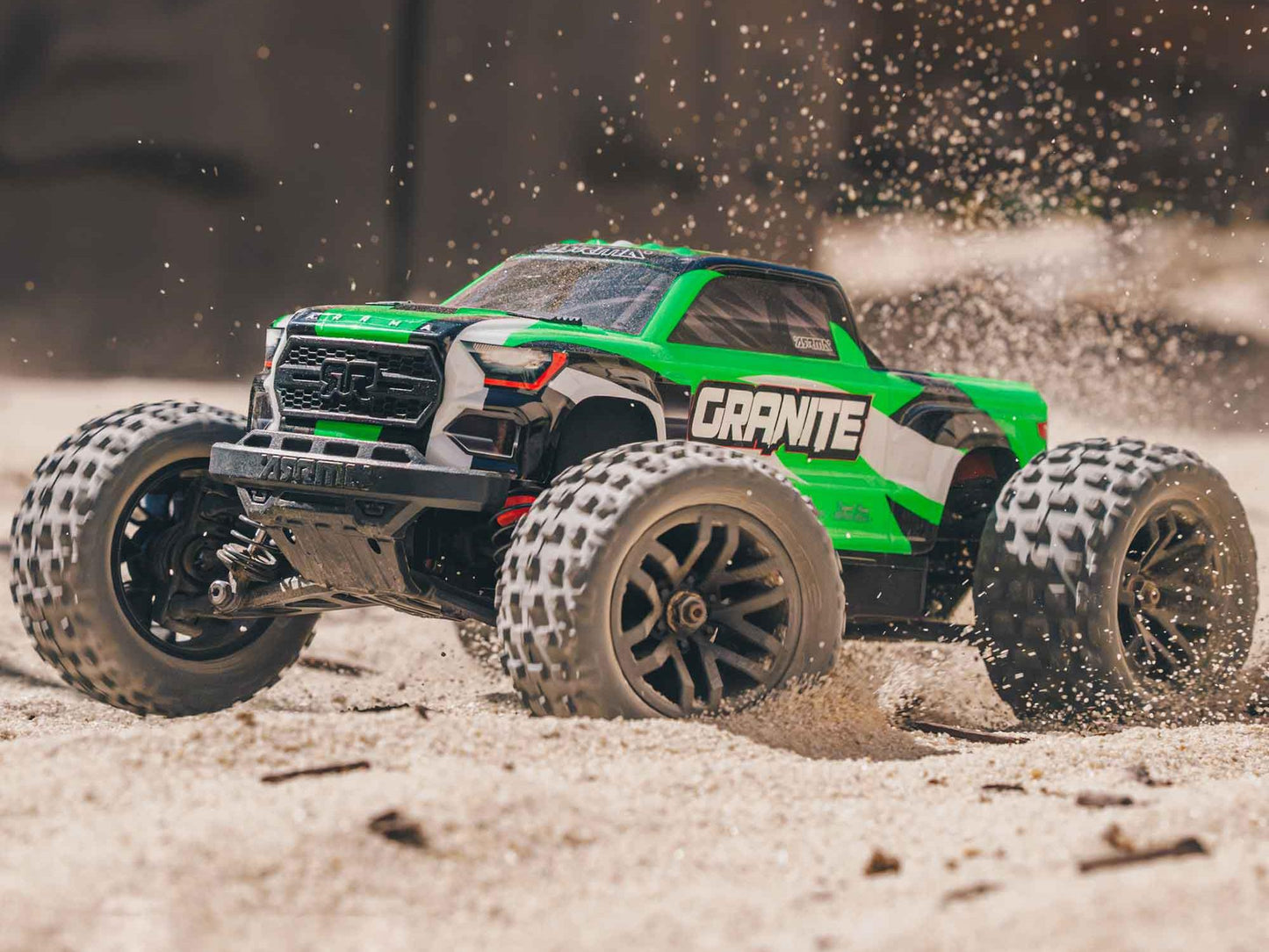 1/18 GRANITE GROM MEGA 4X4 MT with Battery & Charger Green