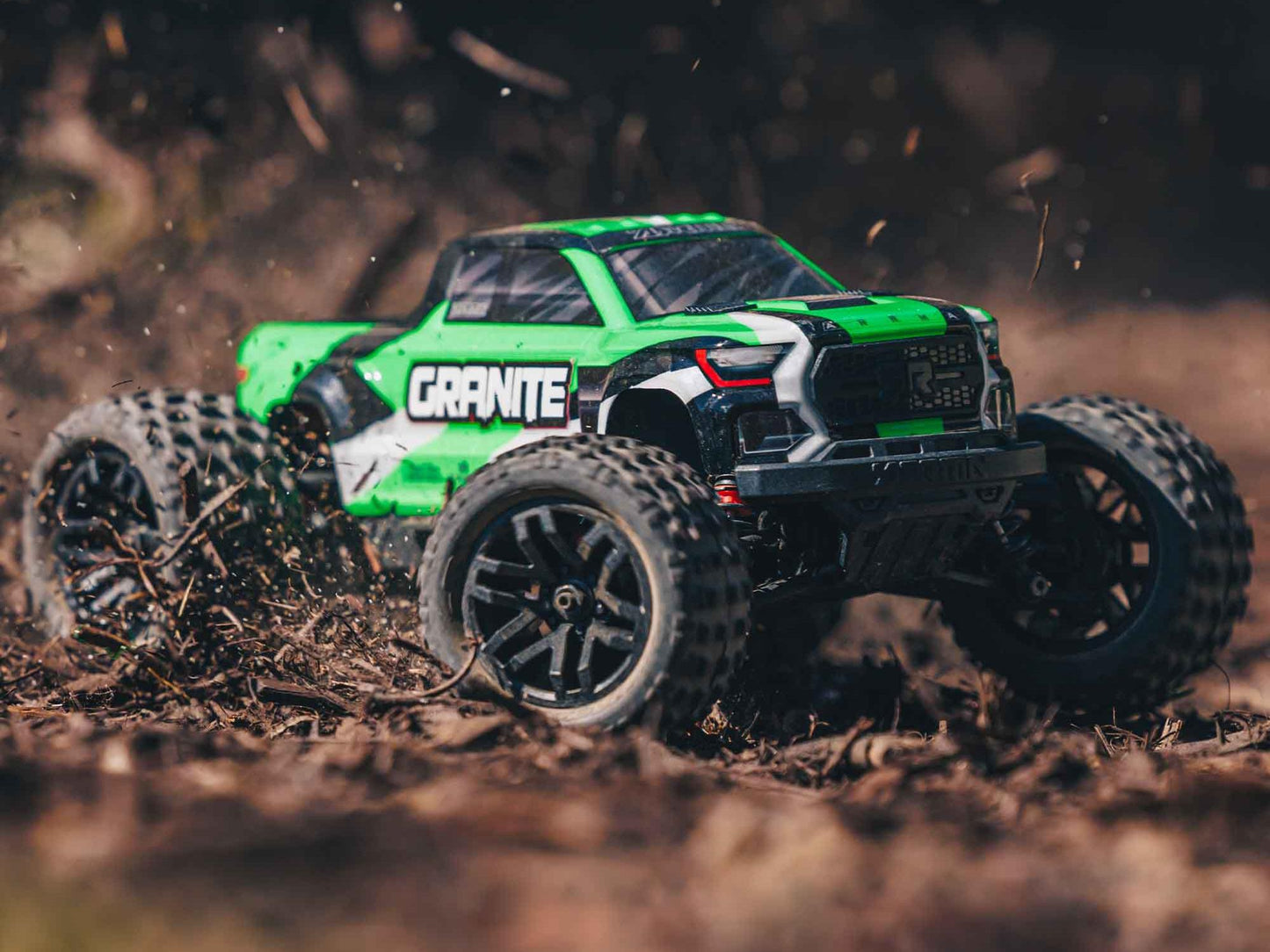 1/18 GRANITE GROM MEGA 4X4 MT with Battery & Charger Green