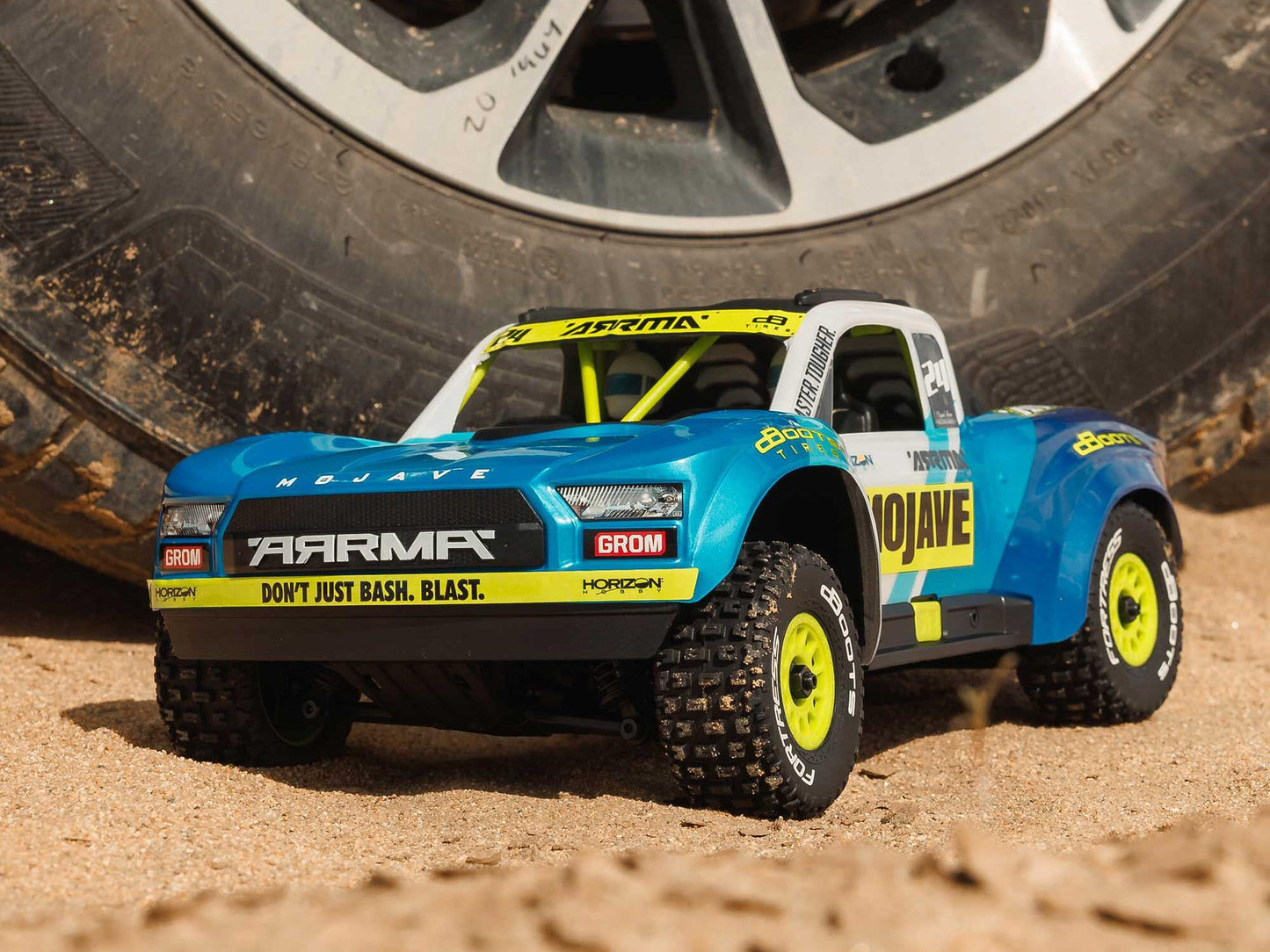 1/16 MOJAVE GROM MEGA 4X4 DT with Battery & Charger Blue