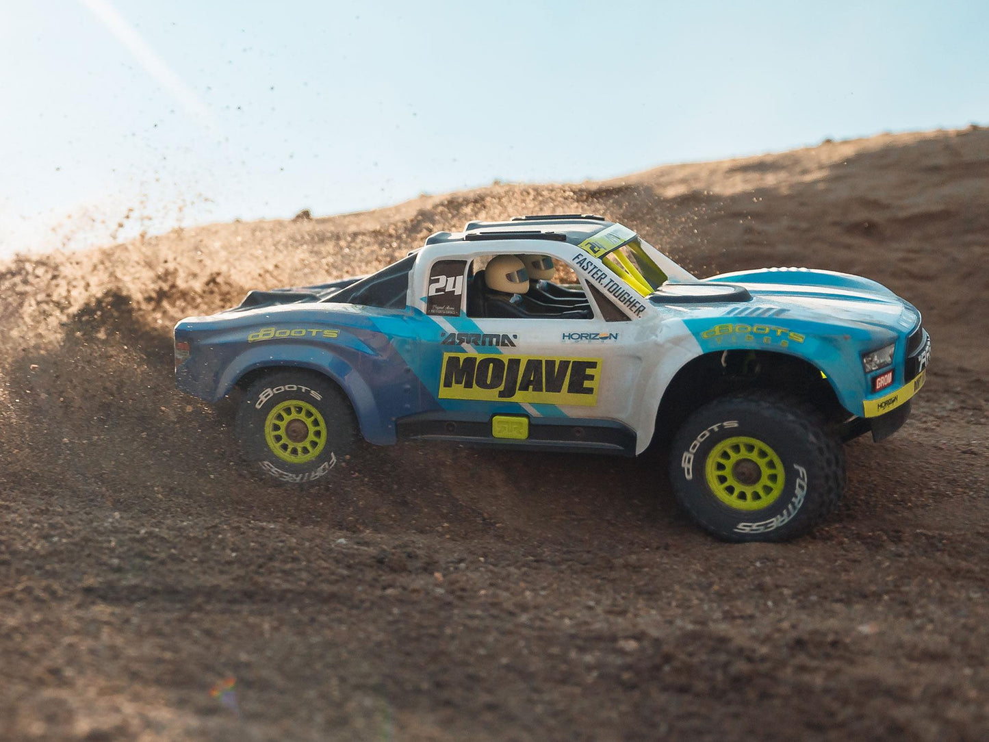1/16 MOJAVE GROM MEGA 4X4 DT with Battery & Charger Blue