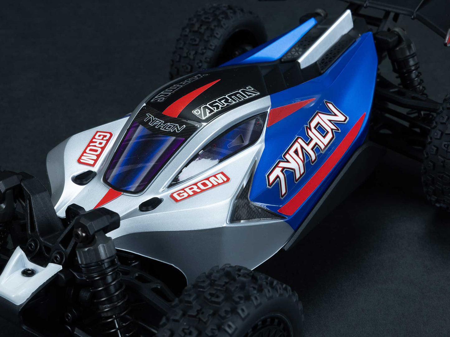 1/14 TYPHON GROM MEGA 4X4 Buggy with Battery & Charger Blue