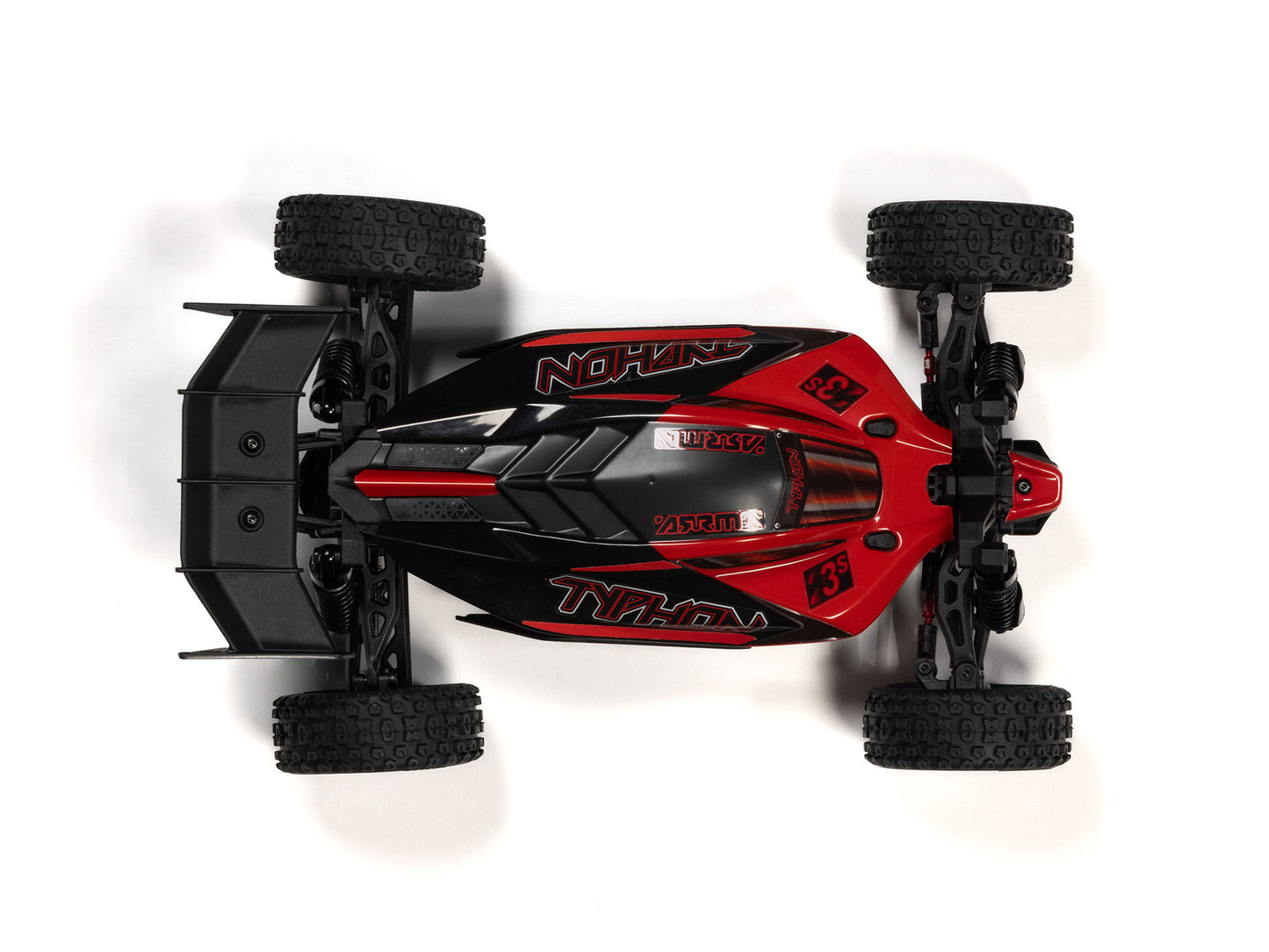 1/14 TYPHON GROM 223S BLX 4X4 with Batt/Charger Red