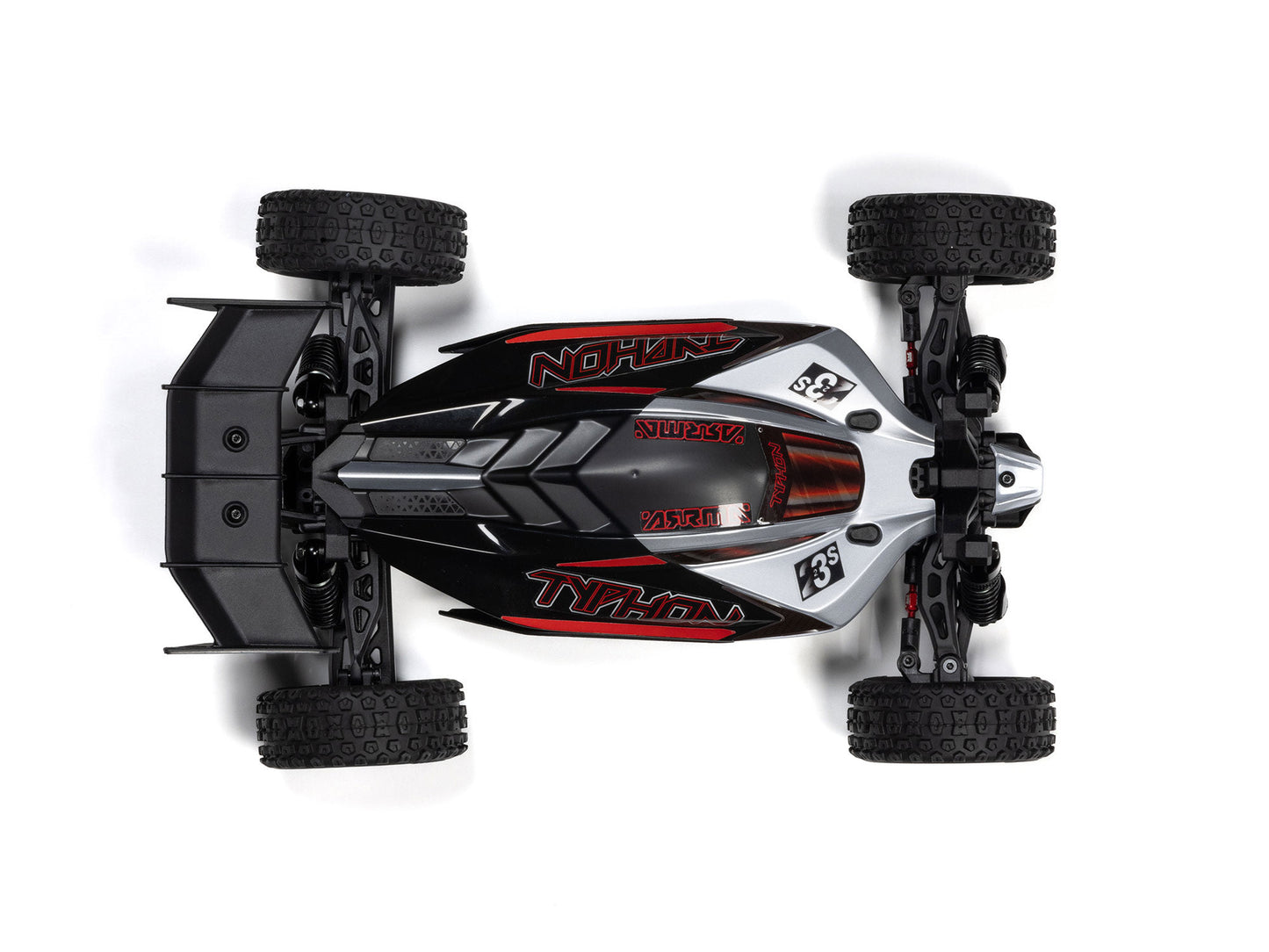 1/14 TYPHON GROM 223S BLX 4X4 Buggy (No Batt/Charg) Silver