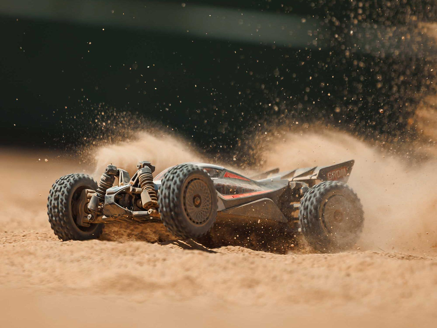 1/14 TYPHON GROM 223S BLX 4X4 Buggy (No Batt/Charg) Silver