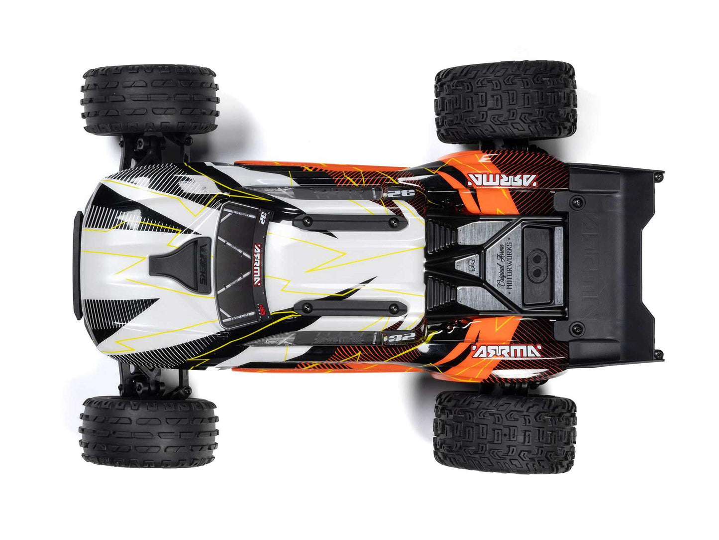 1/10 VORTEKS MEGA 550 4X2 ST with Battery & Charger Orange