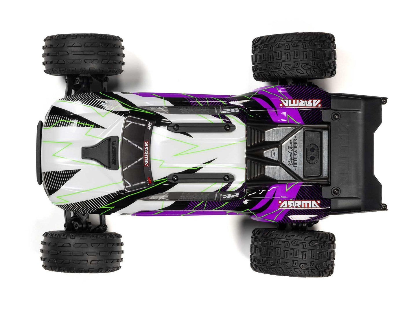 1/10 VORTEKS MEGA 550 4X2 ST with Battery & Charger Purple
