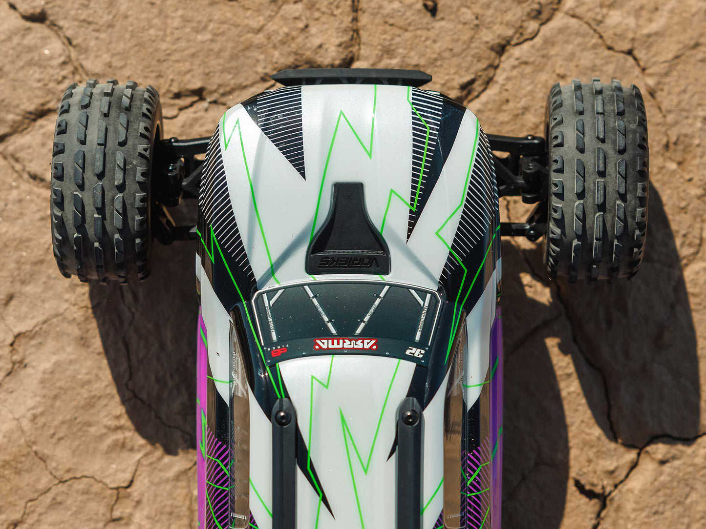 1/10 VORTEKS MEGA 550 4X2 ST with Battery & Charger Purple