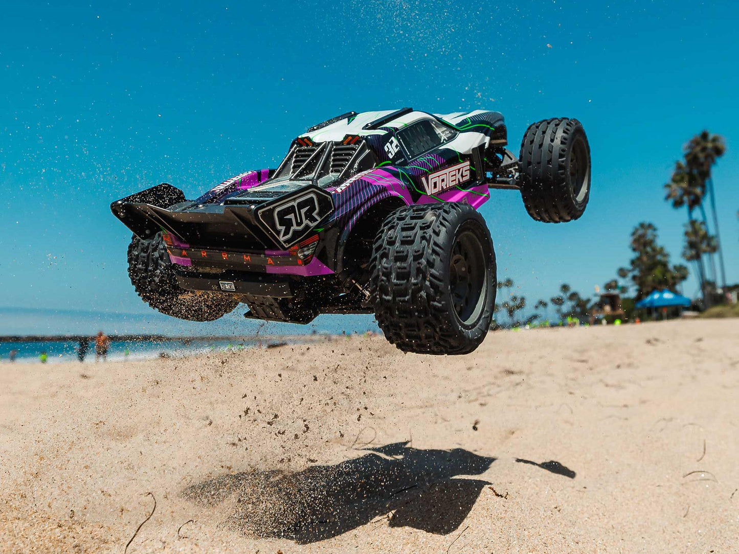 1/10 VORTEKS MEGA 550 4X2 ST with Battery & Charger Purple