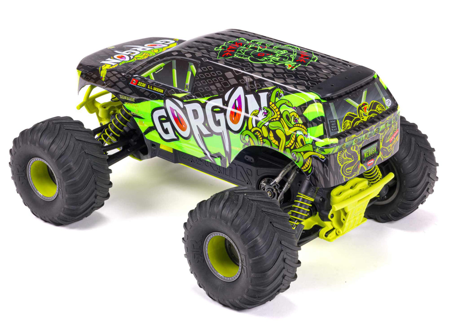 1/10 GORGON MEGA 550 2WD MT with Battery & Charger Yellow
