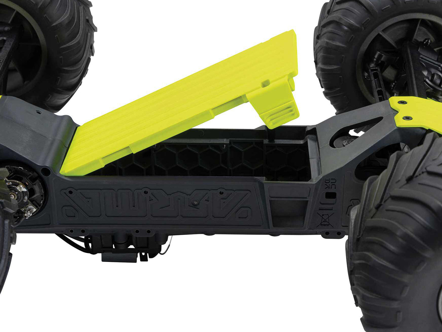 1/10 GORGON MEGA 550 2WD MT with Battery & Charger Yellow