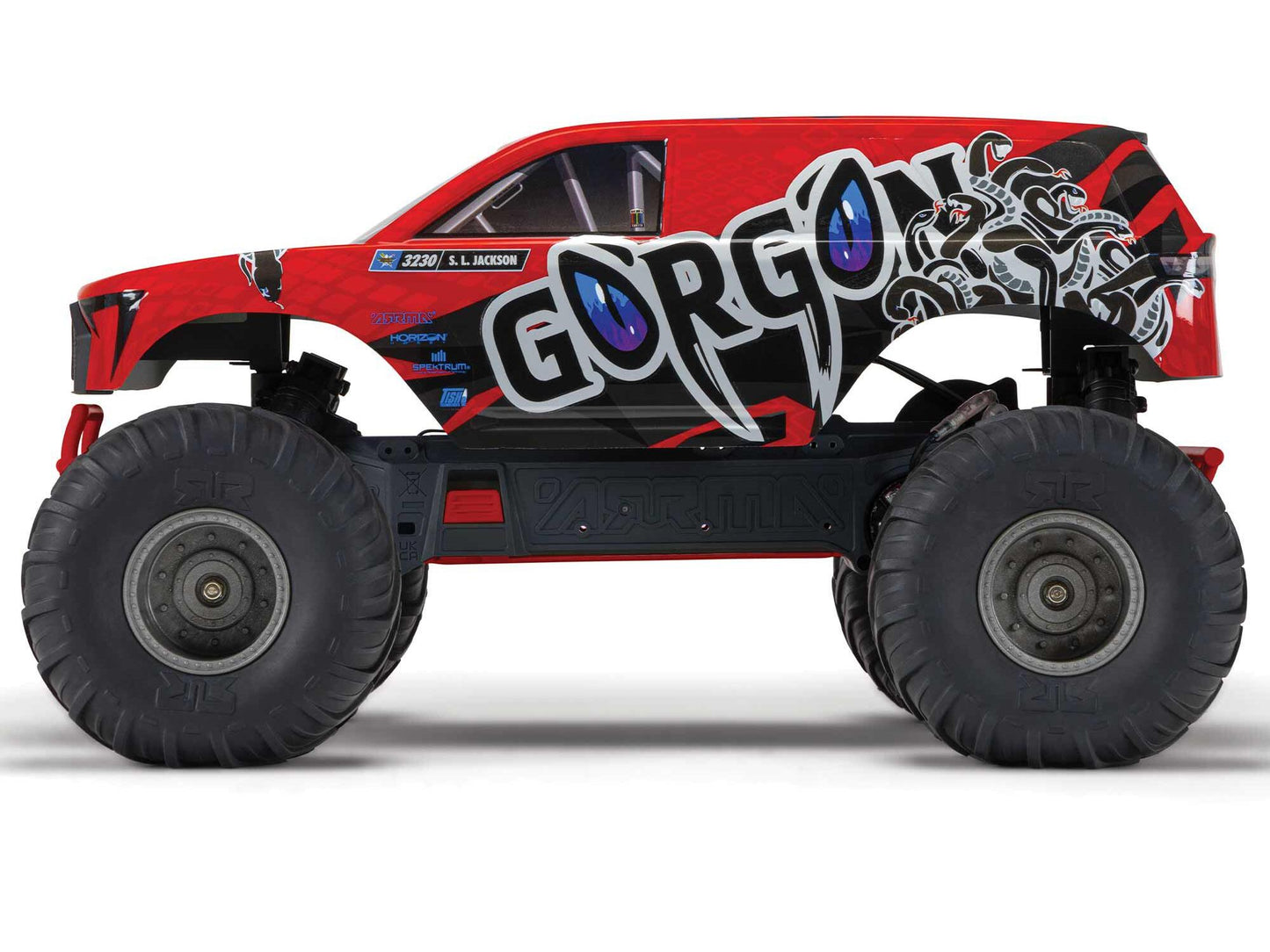 1/10 GORGON MEGA 550 2WD MT with Battery & Charger Red
