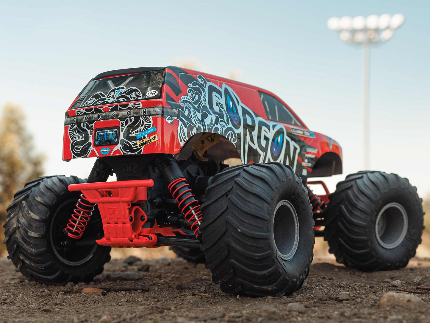 1/10 GORGON MEGA 550 2WD MT with Battery & Charger Red