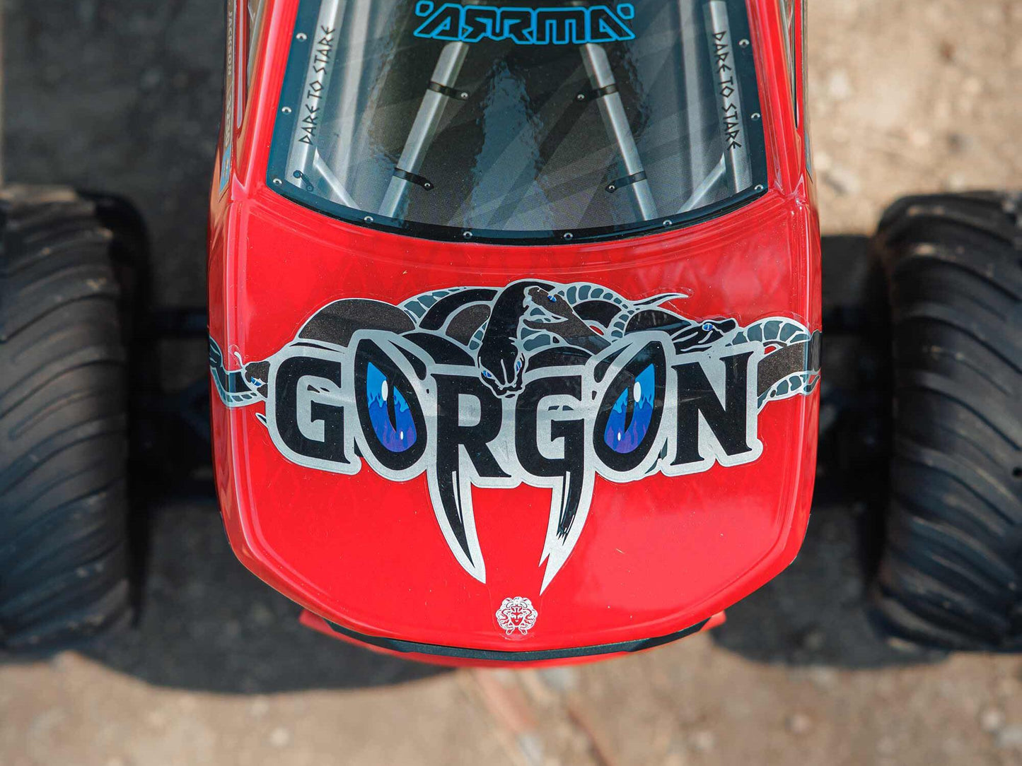 1/10 GORGON MEGA 550 2WD MT with Battery & Charger Red