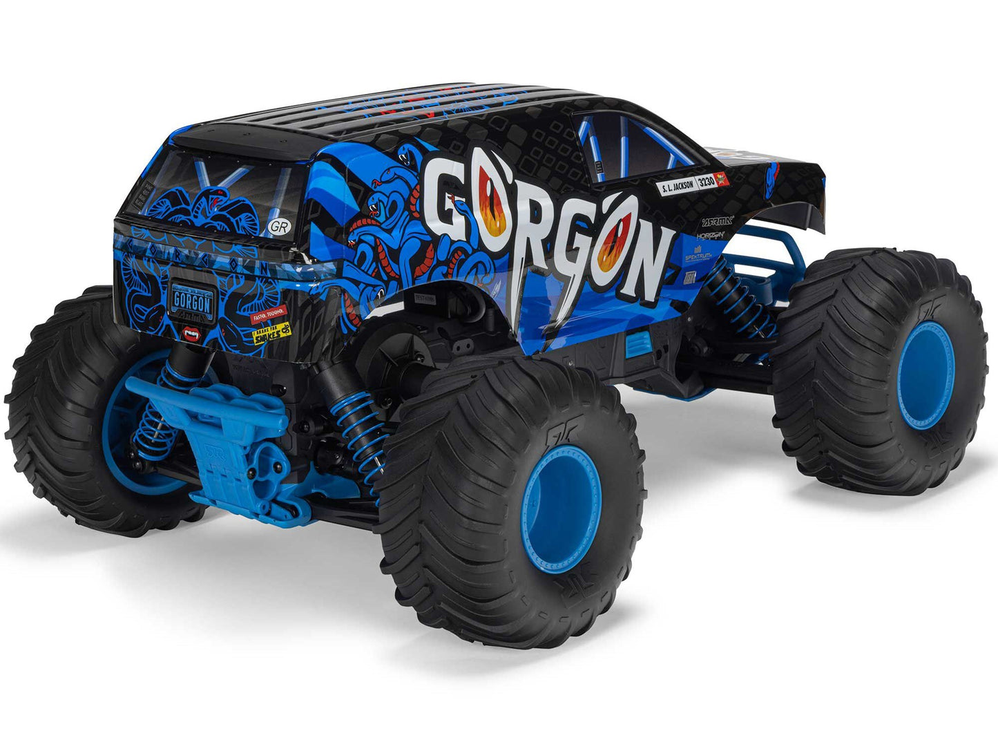 1/10 GORGON MEGA 550 2WD MT with Battery & Charger Blue C-ARA3230ST5
