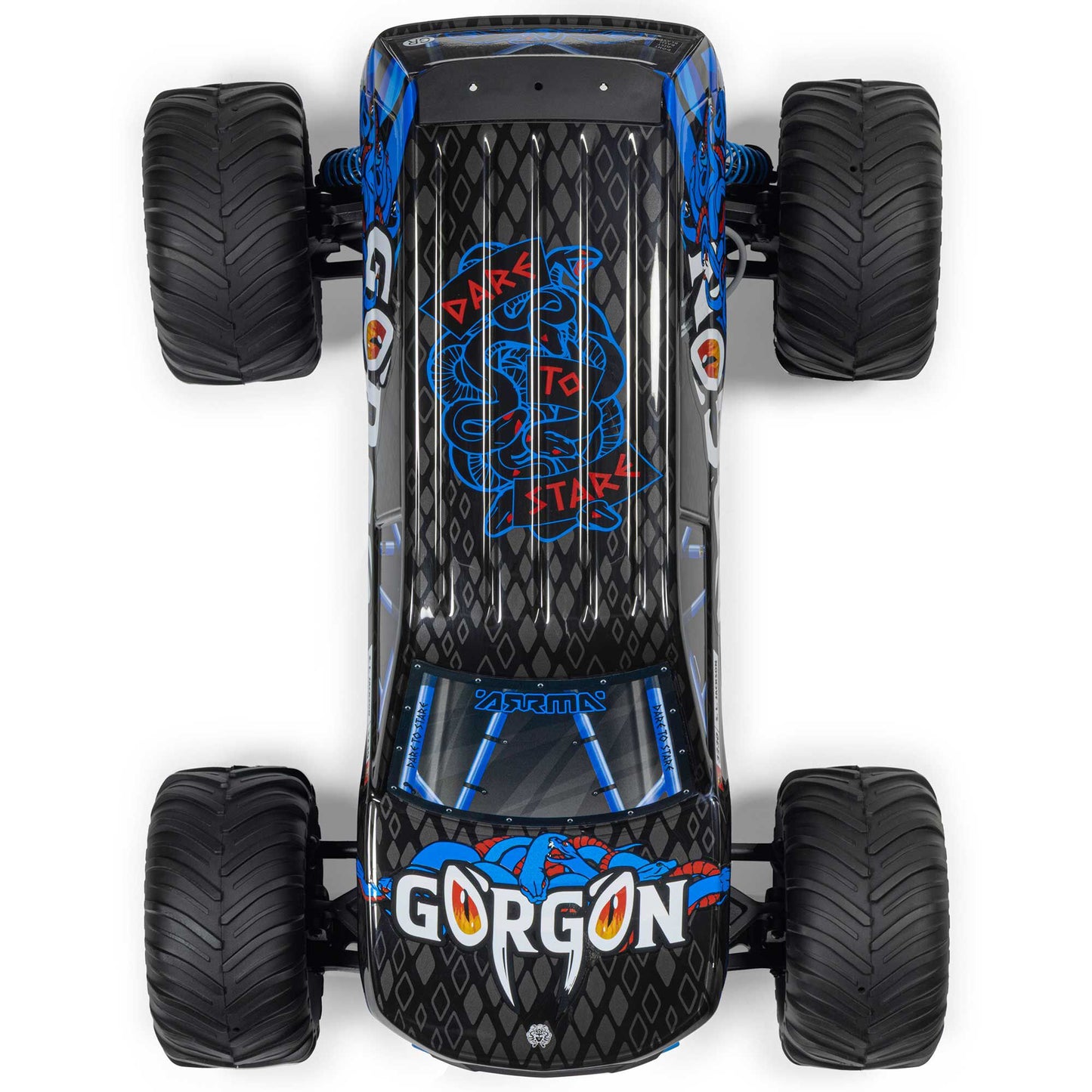1/10 GORGON MEGA 550 2WD MT with Battery & Charger Blue