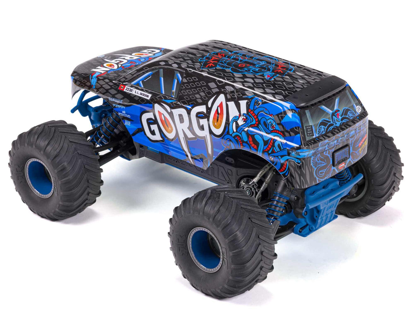 1/10 GORGON MEGA 550 2WD MT (no Battery/Charger) Blue