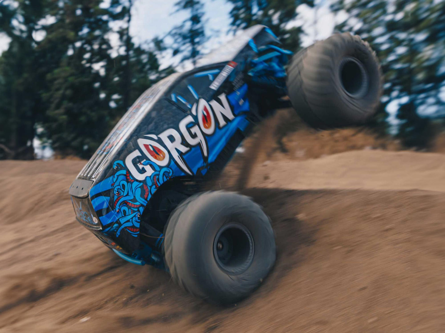 1/10 GORGON MEGA 550 2WD MT (no Battery/Charger) Blue