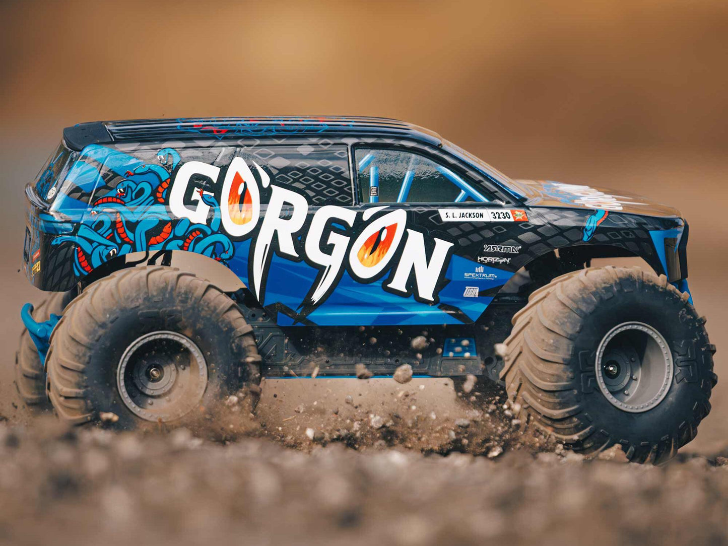 1/10 GORGON MEGA 550 2WD MT (no Battery/Charger) Blue