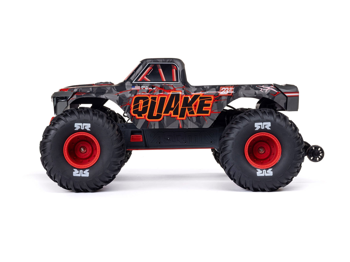 1/10 QUAKE 223S DSC 2WD RTR Brushless Monster Truck, Red
