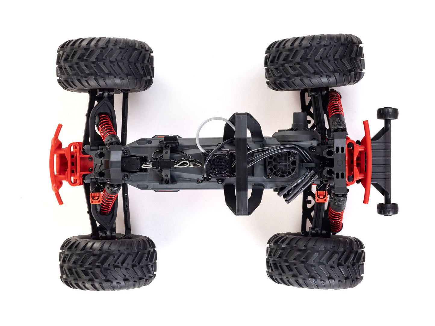 1/10 QUAKE 223S DSC 2WD RTR Brushless Monster Truck, Red