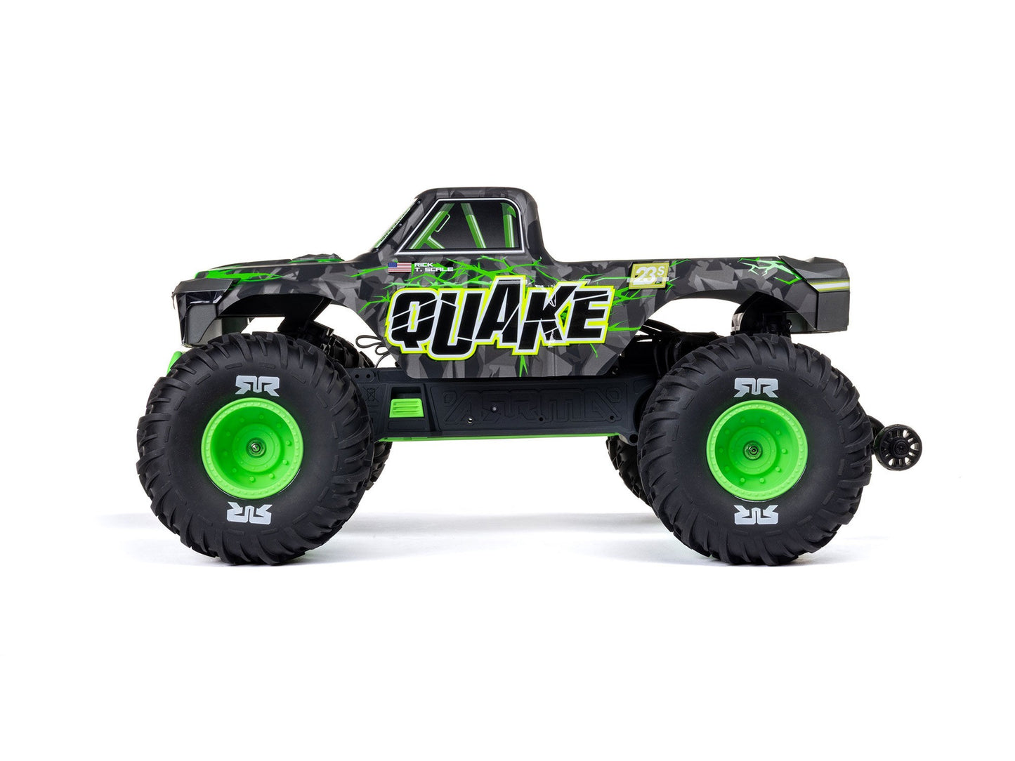 1/10 QUAKE 223S DSC 2WD RTR Brushless Monster Truck, Green