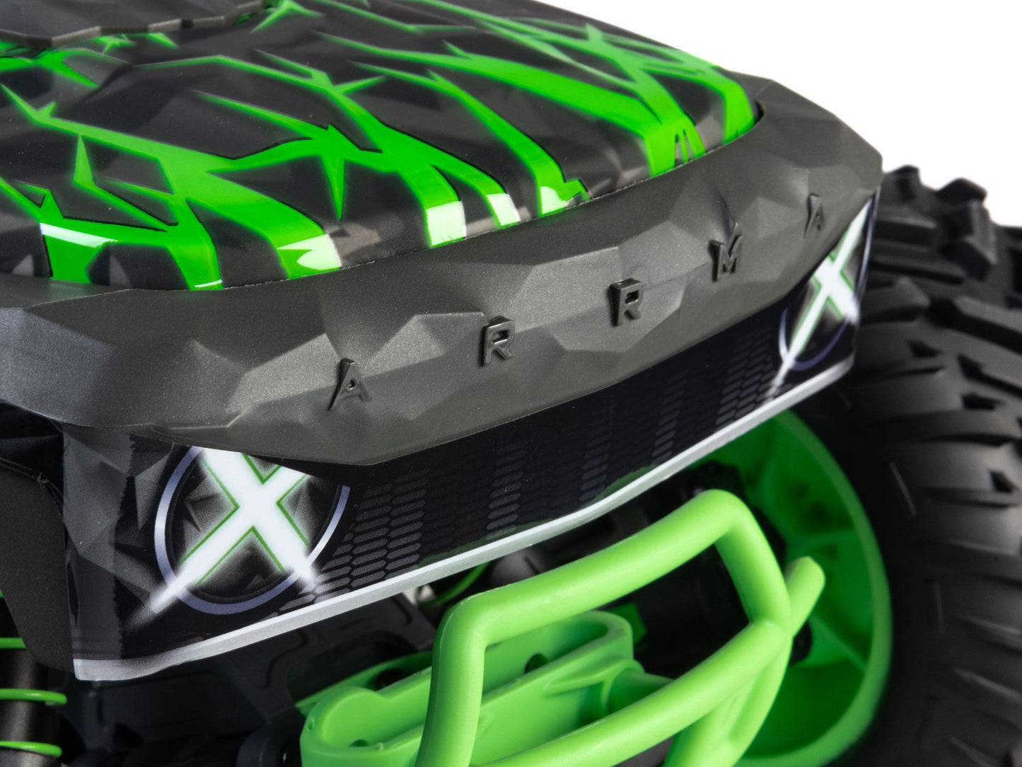 1/10 QUAKE 223S DSC 2WD RTR Brushless Monster Truck, Green