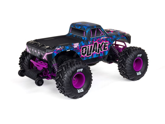 1/10 QUAKE 223S DSC 2WD RTR Brushless Monster Truck, Purple