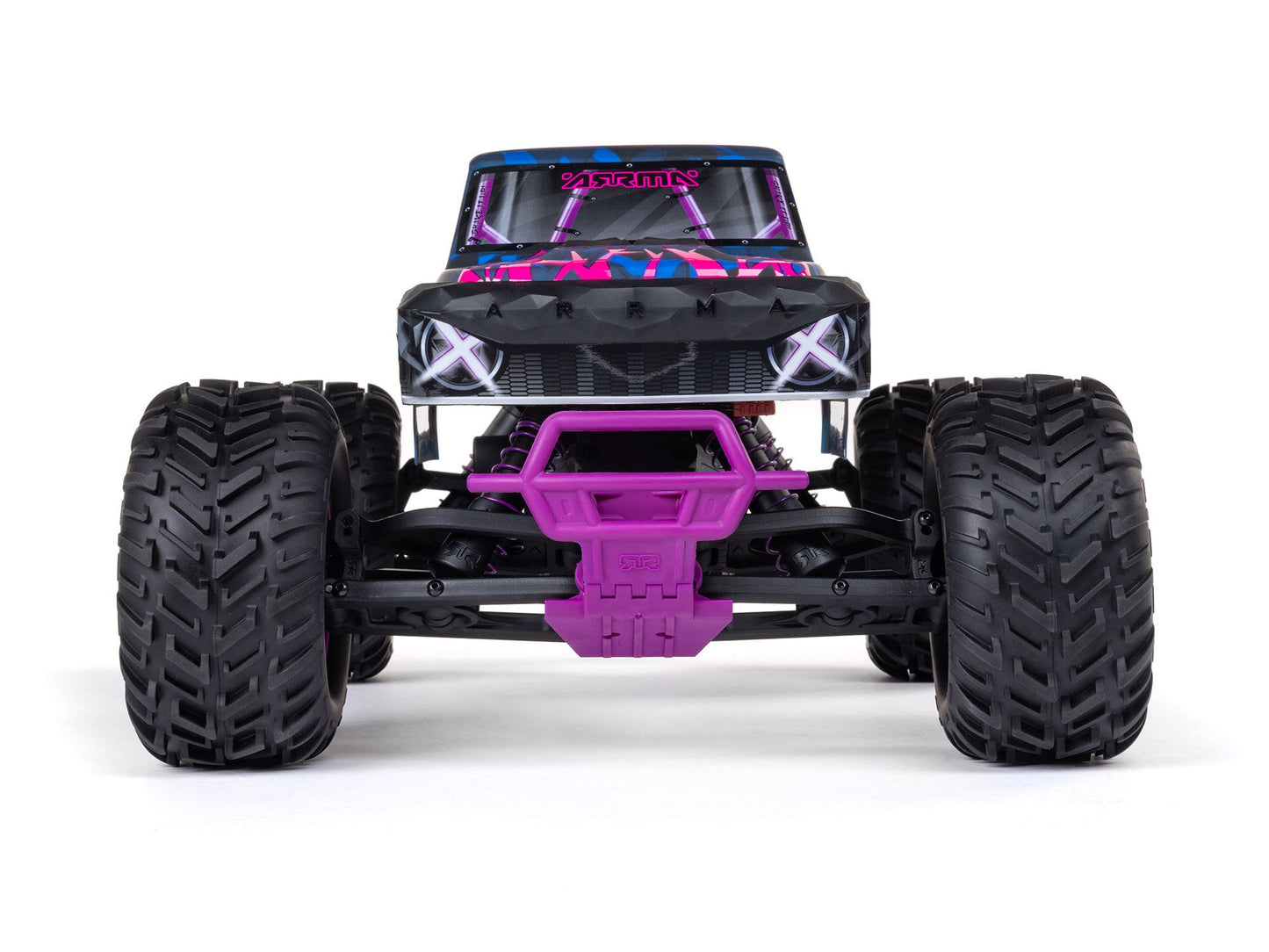 1/10 QUAKE 223S DSC 2WD RTR Brushless Monster Truck, Purple