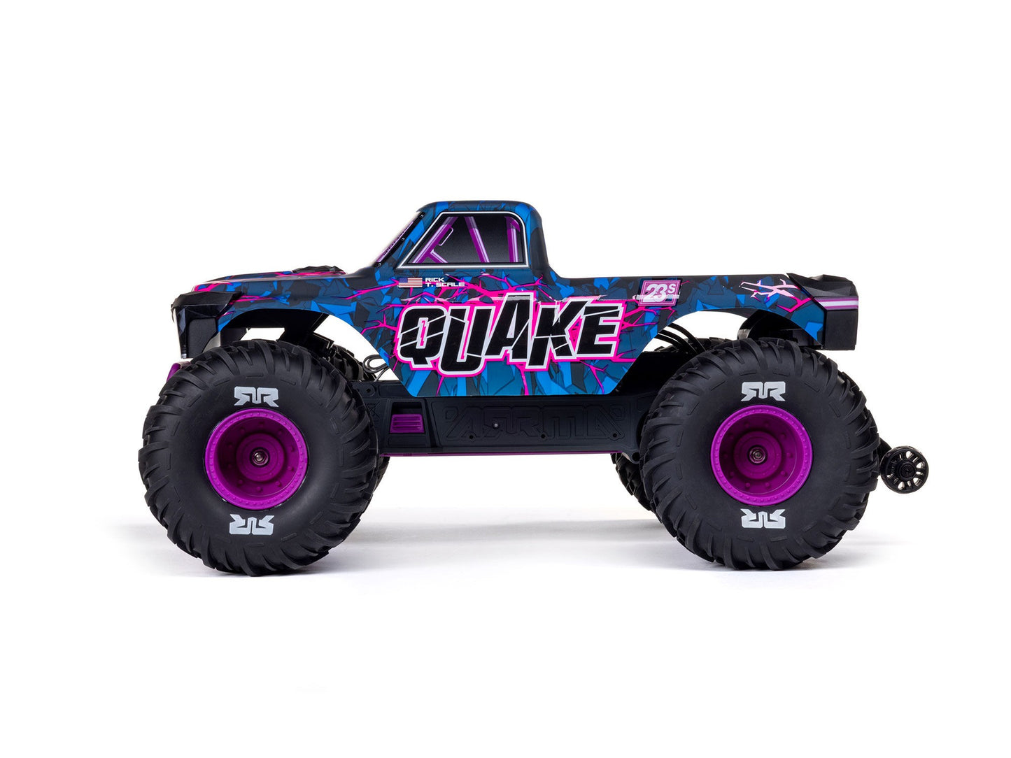 1/10 QUAKE 223S DSC 2WD RTR Brushless Monster Truck, Purple