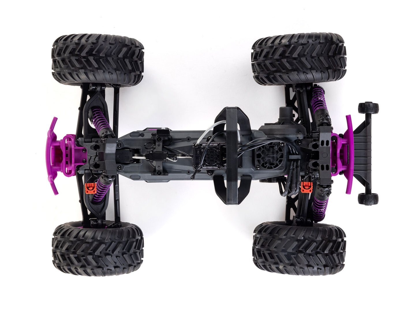 1/10 QUAKE 223S DSC 2WD RTR Brushless Monster Truck, Purple