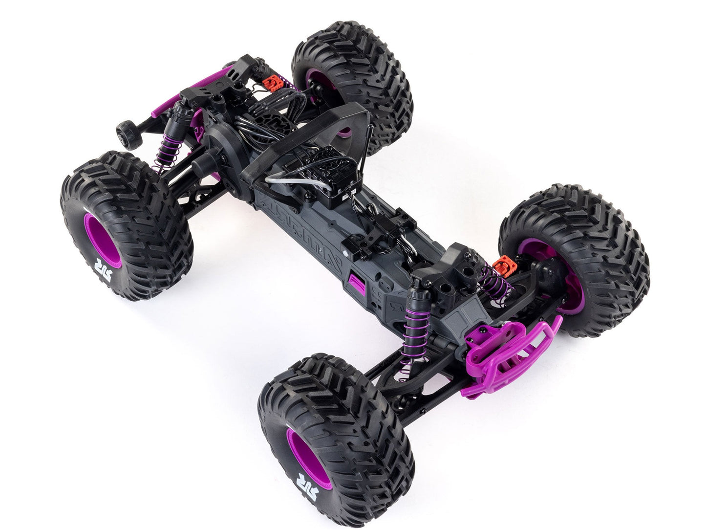 1/10 QUAKE 223S DSC 2WD RTR Brushless Monster Truck, Purple
