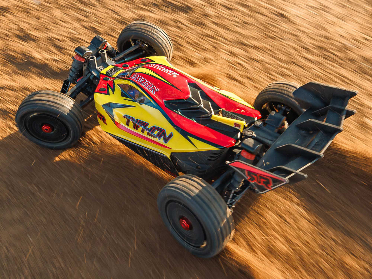 1/8 TYPHON MEGA 665 4X4 RTR Buggy Yellow