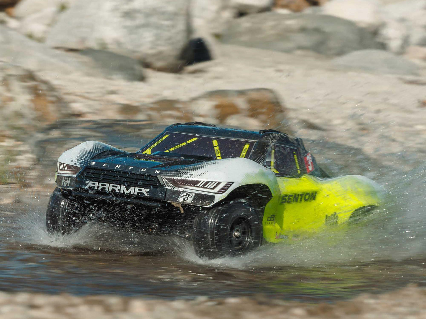 1/10 SENTON 223S BLX 4X4 SCT RTR with DSC Yellow/Gunmetal
