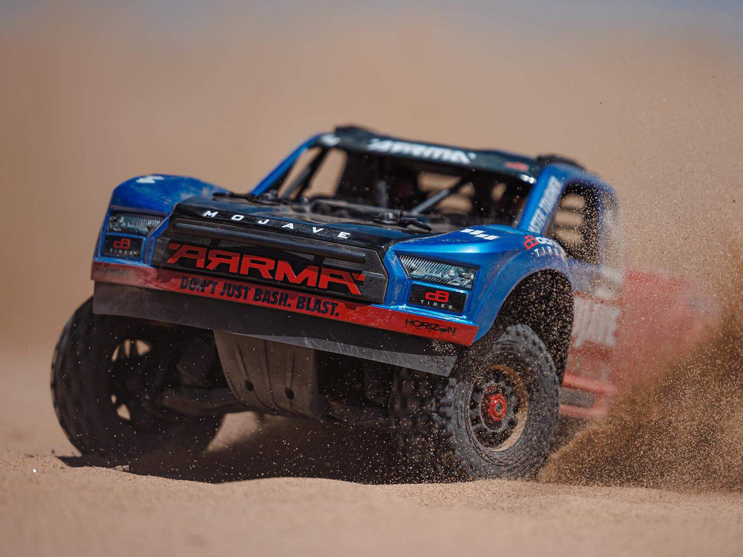 1/8 MOJAVE 4S 4X4 BLX DT (with Centre Diff) RTR Blue