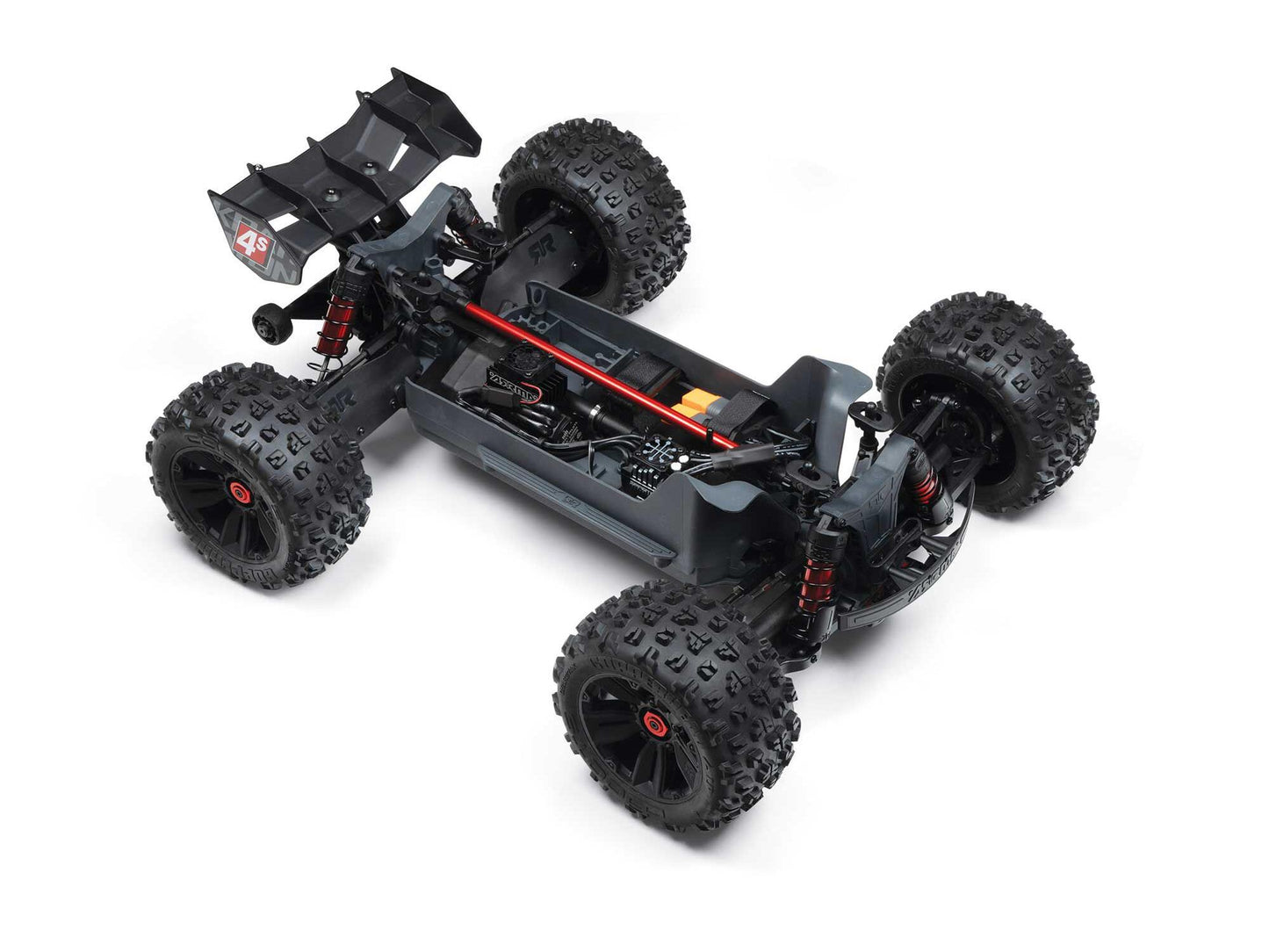 Arrma 1/10 Kraton 4X4 4S V2 BLX Speed Monster Truck RTR - Red #ARA4408V2T3