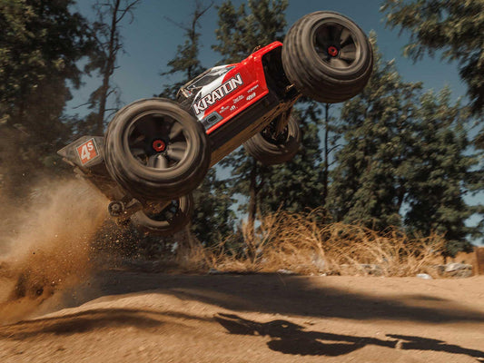 Arrma 1/10 Kraton 4X4 4S V2 BLX Speed Monster Truck RTR - Red #ARA4408V2T3