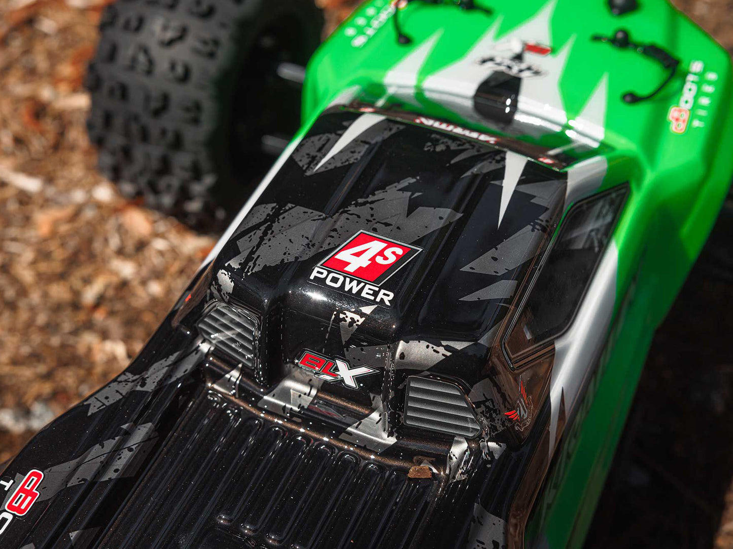 1/10 KRATON 4S 4X4 BLX Centre Diff Speed MT (Green)