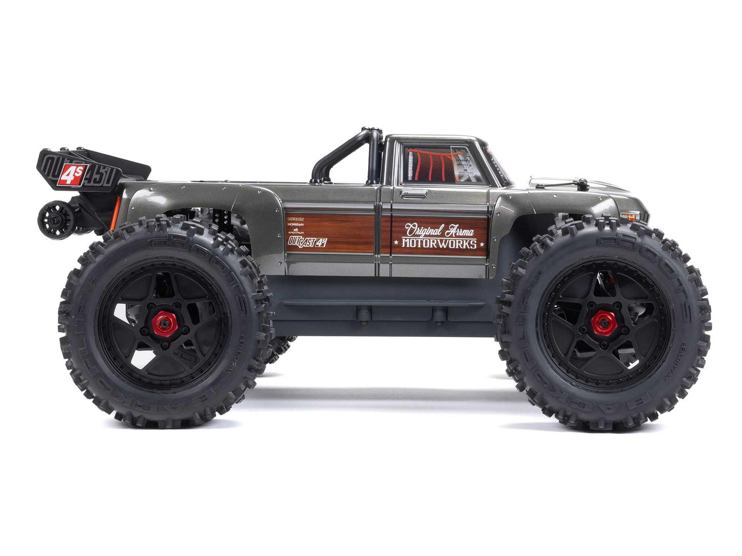 1/10 OUTCAST 4S 4X4 BLX Stunt MT (with Centre Diff) Gunmetal