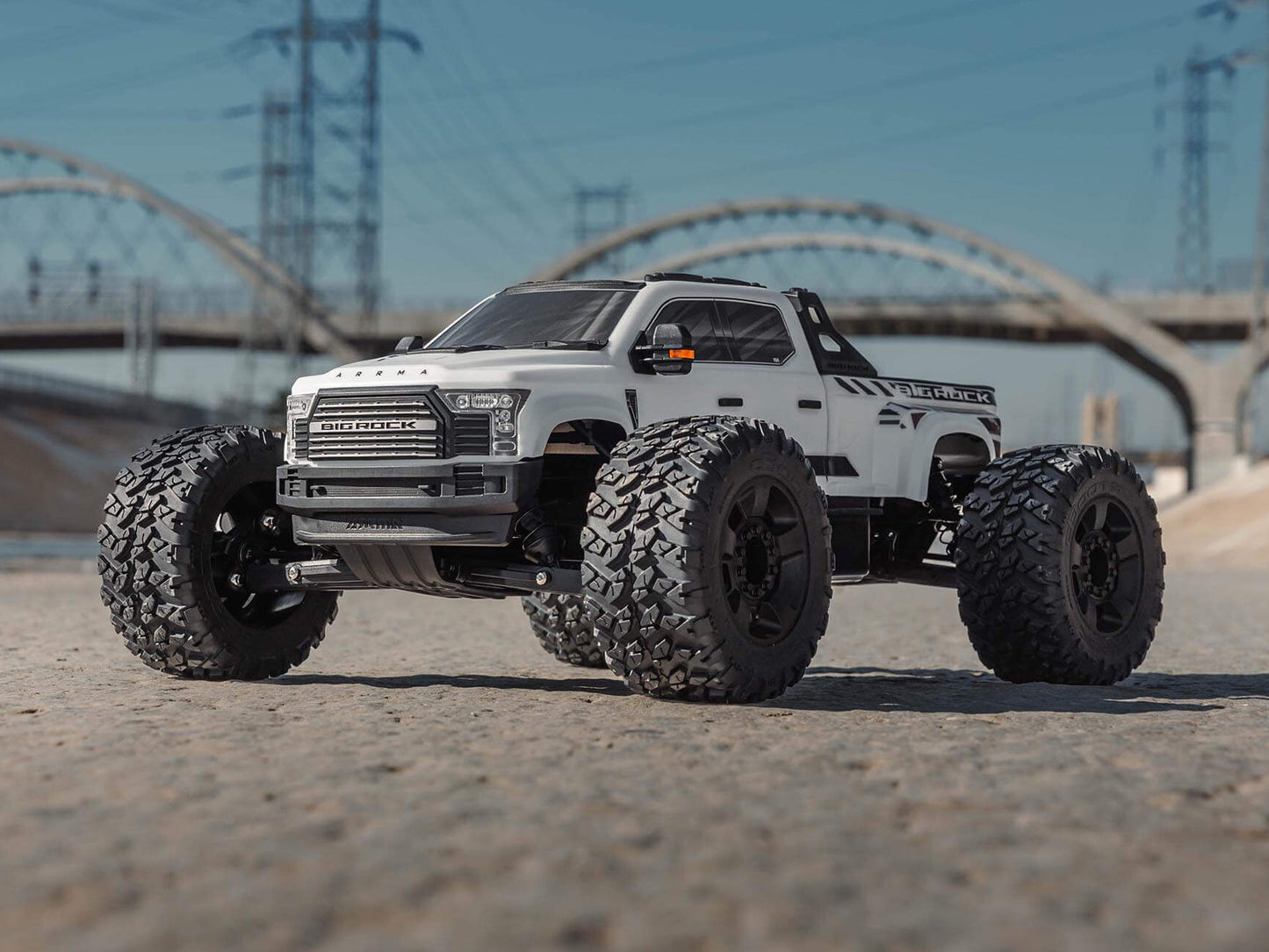 1/7 BIG ROCK 6S 4X4 BLX Monster Truck RTR White